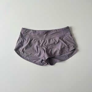 Lululemon speed up short 2.5” in dusty dawn size 8